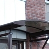 Entrance Canopy City 90 with glazed gables and brackets, Danderyd